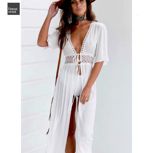 

женщины бикини boho пляж платье vestidos swimwear кафтан split глубокий v выдалбливают summer up длинные maxi платье дизайнер одежды, Black;gray