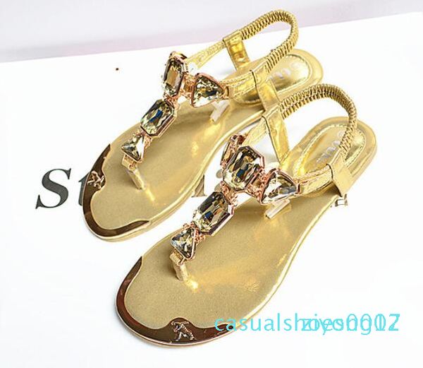 

summer womens sandals rhinestones rear wristbands with toe herringbone low to help flat shoes metalhead flat shoes z07, Black