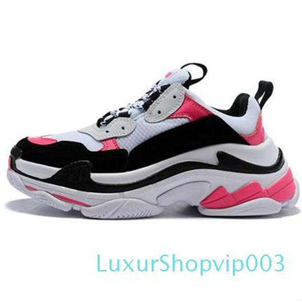 

with box] 2020 fashion designer paris 17fw triple-s triple s sneaker desi luxury dad shoes for men's women beige black casual triple s