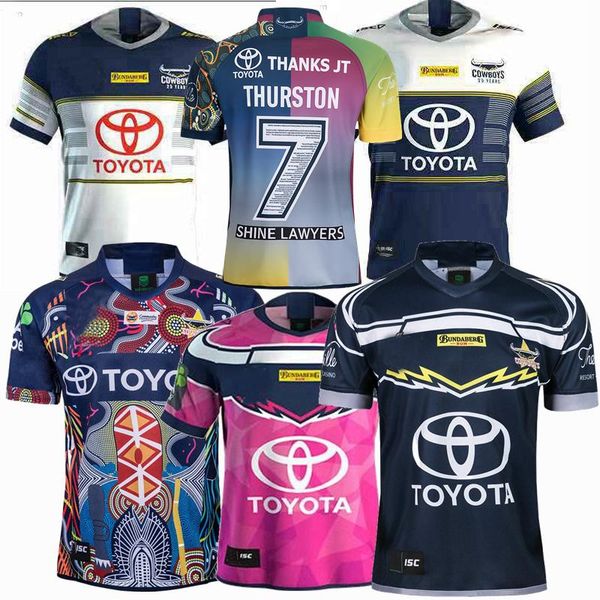 

new 2018 2019 2020 2021 cowboys 25 years souvenir edition rugby jerseys nrl rugby league jersey cowboy 19 20 21 shirts s-3xl, Black;gray