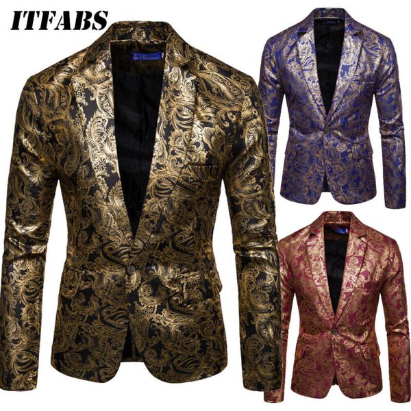 

men gorgeous club wedding party tuxedo dinner floral formal suit casual blazer jacket coat, White;black