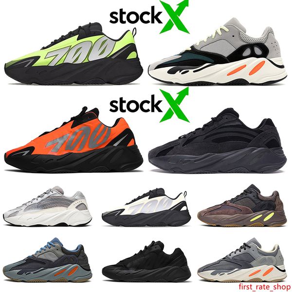 

kanye west stock x 700 phosphor orange black women mens running shoes static vanta 700 v2 carbon blue mens trainers sneakers 36-45