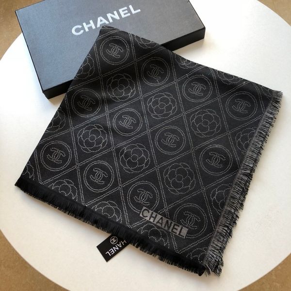 

2019 winter new fashion no chanel designers women and men scrafs brand winter scarfs, Blue;gray