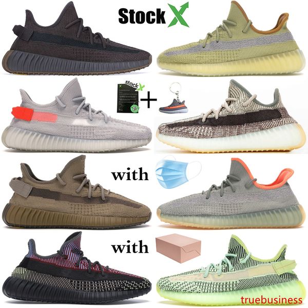 

2020 earth cinder kanye west desert sage задний фонарь zyon v2 кроссовки yecheil черный статический светоотражающий мужская женская обувь ди