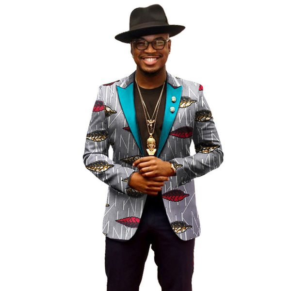 

african clothing dashiki riche direct selling cotton men 2019 men's multi-color optional coat, Red
