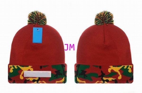 

2020 fashion knitting cotton red green strips hats with hair ball cap women's men winter confortable warm hats, Blue;gray