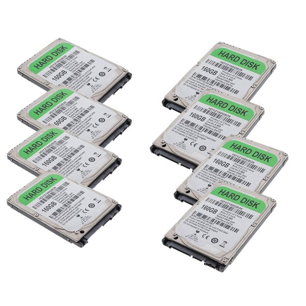 

8pcs 160gb 2.5'' sata internal hard drive disk 8m cache