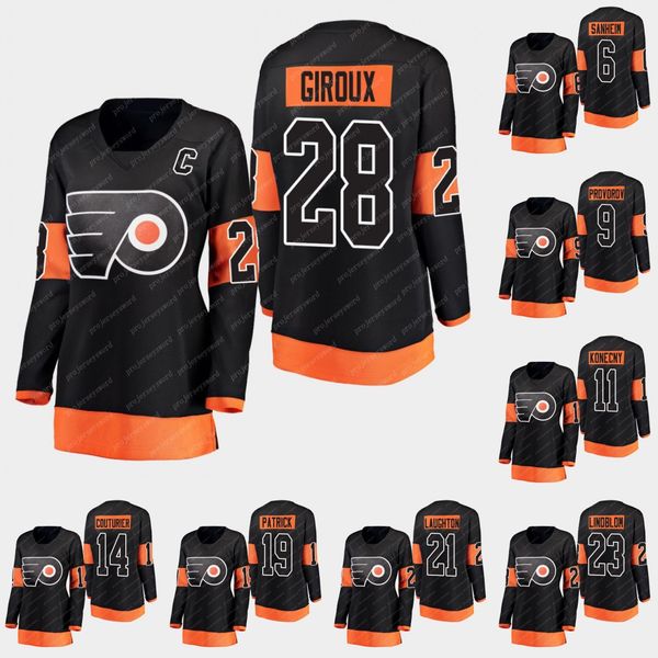 

womens philadelphia flyers manning samuel morin travis konecny michal neuvirth claude giroux nolan patrick michael raffl hockey jerseys, Black;red