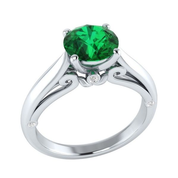 bague or zirconium vert bague or zirconium vert