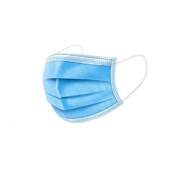 

маска для лица-50 шт одноразовые маски для лица с ушными петлями, тройной слоистый фильтр, антипылевые дышащие маски, синий, x5b7