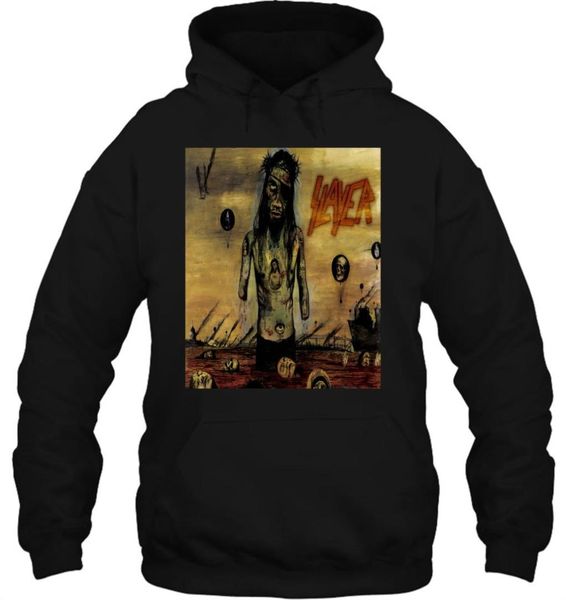 

men hoodie new christ illusion by thrash metal band slayer dtg printed tee s 6xl women streetwear, Black