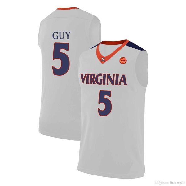 

jocelyn willoughby youth virginia cavaliers kyle guy malcolm brogdon london perrantes khyasia caldwell stitched college basketball jersey, Black