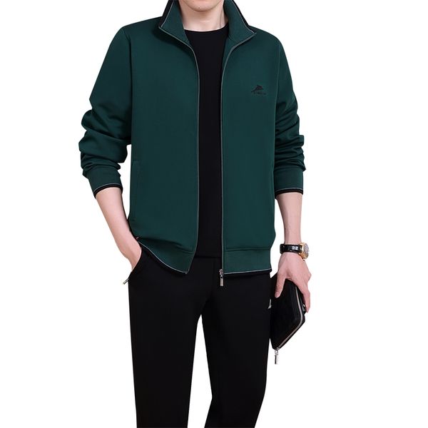 

мужчины sweatsuits 3 шт наборы 1671 весна осень новое прибытие мужчин с длинным рукавом спортивные костюмы спортивные куртки + с коротким ру, Gray