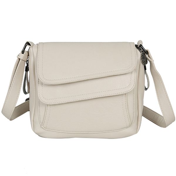

winter style white handbag leather luxury handbags women bags designer female shoulder messenger bag mother bags for women 2019
