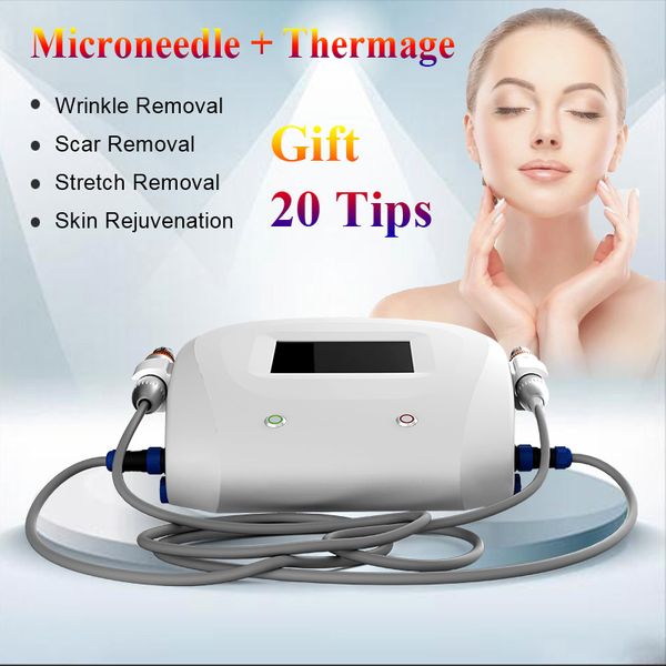 

thermal rf machine microneedle anti-aging rf thermage facial skin care machine for face lifting wrinkle removal beauty machine