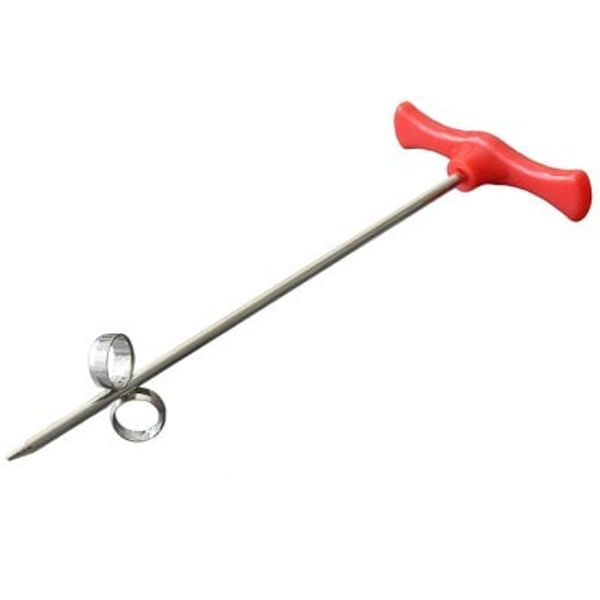 

art concept twisted screw decorative fruit knife silver 263535001