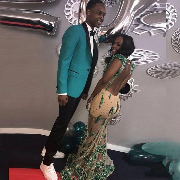 

new fashion lake blue groom tuxedos excellent black shawl lapel groomsmen blazer men formal suit party prom suit(jacket+pants+tie) 1267, Black;gray