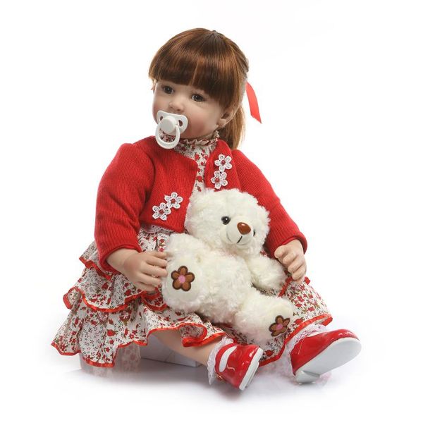 

Bebe reborn 6-9M baby size 60CM reborn малышка девочка принцесса кукла сюрприз силиконовый винил adora Bonecas девочка малыш игрушки ручной работы для детей