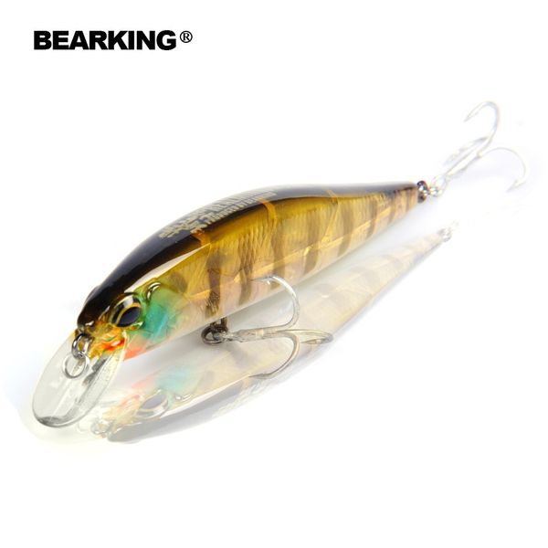 

bearking retail fishing tackle a+ fishing lures hard bait 5color for choose 100mm 14.5g minnow,quality professional minnow