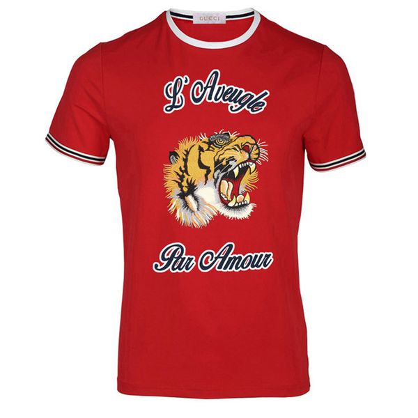 

INS tide Palm T shirt Man short-sleeved T-shirt bear sewn printed hip-hop Tee Mens 2020 clothes