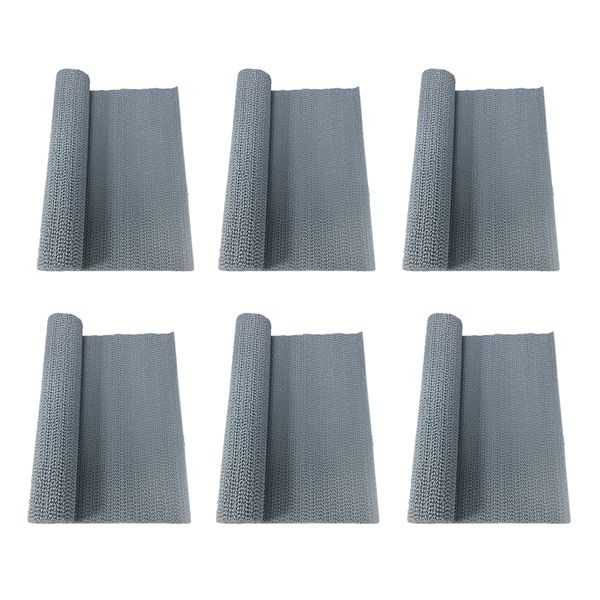 

6pcs pvc foam grip pad kitchen cupboard drawer liner rugs storage pads