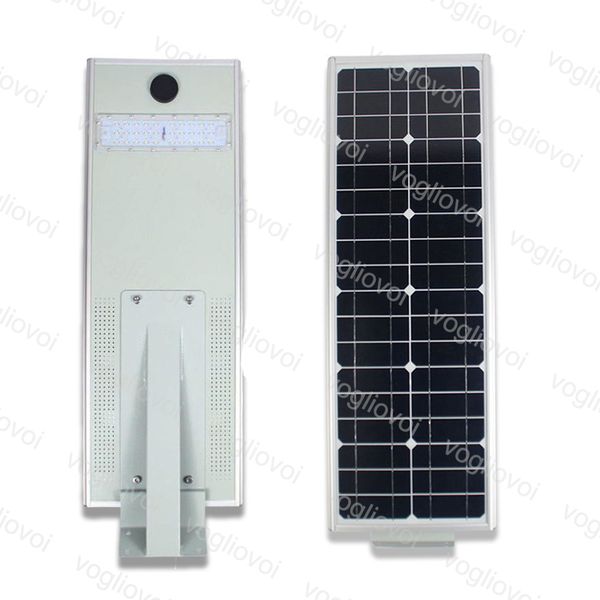 

street lights solar 20w led outdoor waterproof ip65 integrated design radar sensor pir sensor smart light aluminium warm white dhl