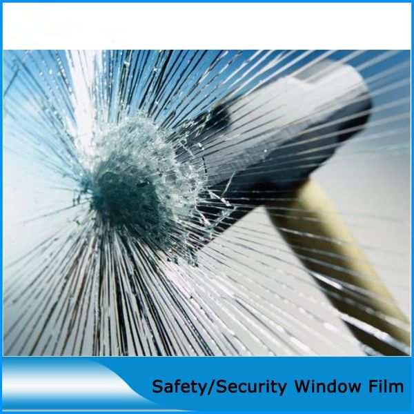

1.52*3m 4mil building explosion-proof solar control glass film / safety window film self adhesive sale