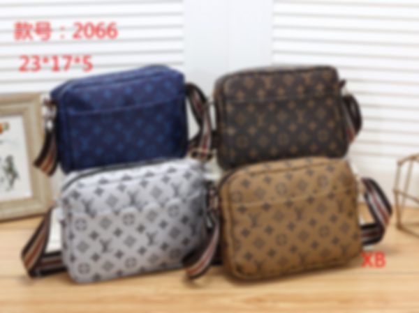 

leather classic fashion handbag card bag zero wallet men's and women's backpacks single shoulder bag 2066