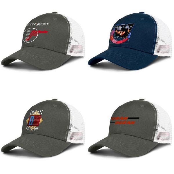 

duran word logo mens and womens adjustable trucker meshcap golf blank cute trendy baseballhats cd design arena cover a view to kill, Blue;gray