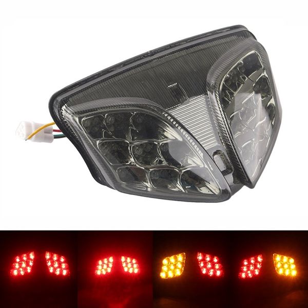 

motorcycle smoke led tail brake light with integrated turn signals indicators for 2008-2013 gsxr 600 750/2008-2013 gsxr 1