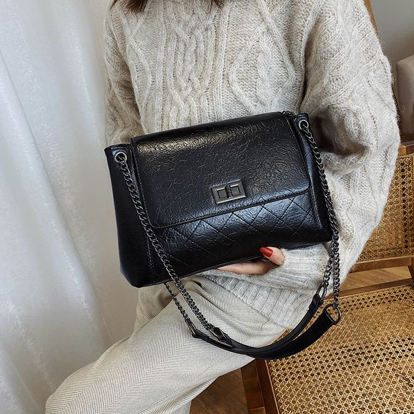 

small solid color pu leather shoulder bags for women luxury chain crossbody messenger bags female handbags good quality