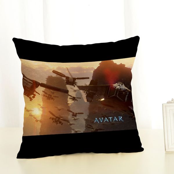 

аватар подушка обложка 45x45cm хлопок лен дом декоративные бросьте чехол подушки для софы автомобиля спальня подушка подушка