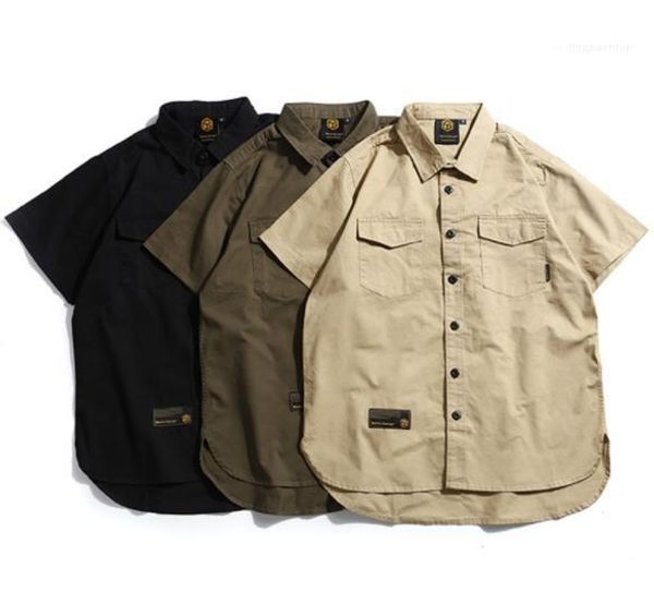 

camouflage homme clothing casual apparel mens fashion designer casual shirts solid color turn dowen collar letter, White;black