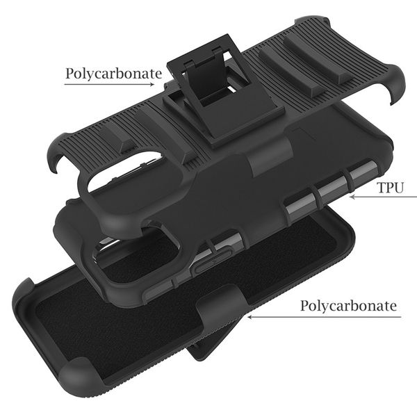 

pc +tpu for iphone xi xi max xe xs max 7 8 plus samsungs11 s11e s11 plus heavy duty full-body protection cover phone case