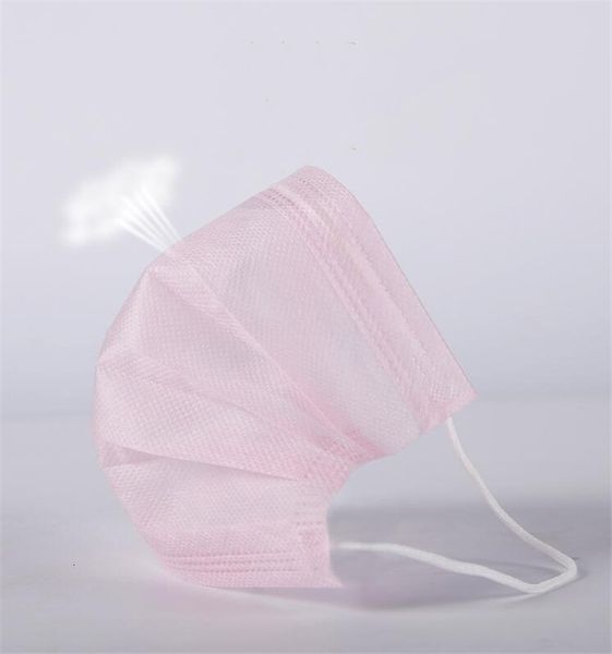 

black black/white/pink white shipping 1pcs lot face masks loop 3 sheet mask ply breathable comfortable for blocking dust air pollut