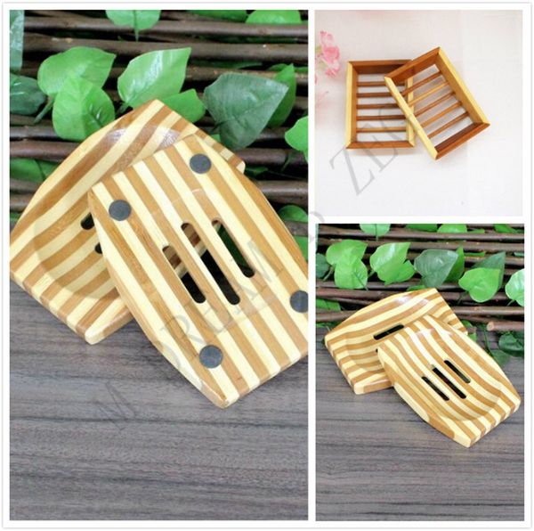 

natural bamboo wooden soap dish wooden soap tray holder storage soap rack plate box container for bath shower bathroom