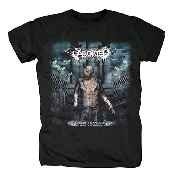 

bloodhoof aborted abattoir death metal death/ violence mens cotton t-shirt asian size, White;black