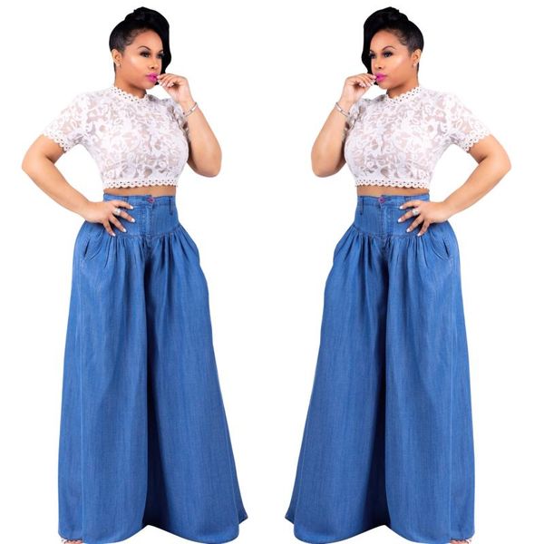 

woman jeans high waist clothes wide leg jeans denim clothing blue streetwear vintage quality 2020 fashion straight pants