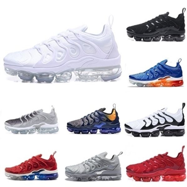 

new tn plus running shoes classic vaperss red shark tooth bleached aqua black red hyper violet hyper blue grape triple black sneakers