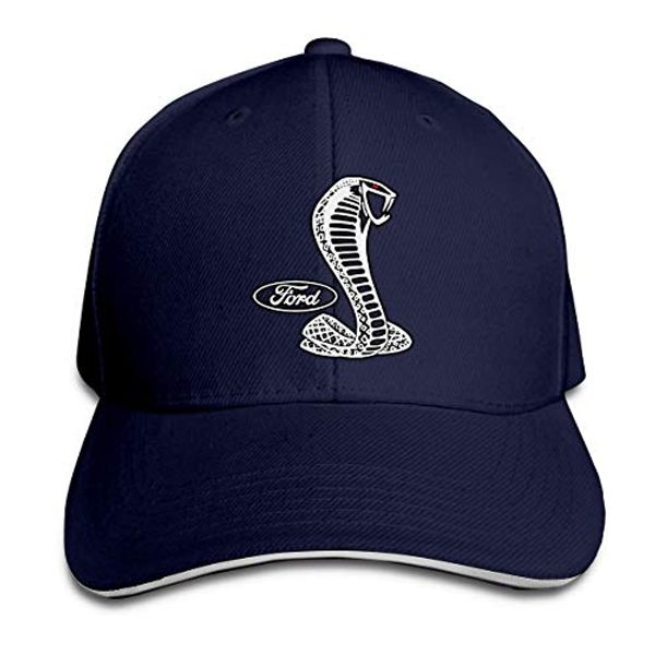 

disar-т unisex регулируемый sandwich бейсболка f mustang cobra logo summer hat 7 цветов hip hop оборудован колпаком моды, Blue;gray