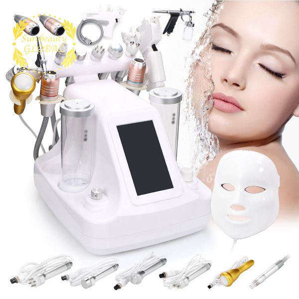 

11 in 1 hydo aqua machine microdermabrasion diamond micro-dermabrasion oxygen jet cleanser ultrasonic deep cleaning skin scrubber hyda devic