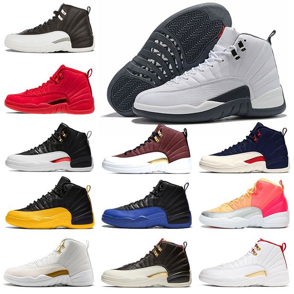 

white grey reverse taxi game ball for youth boys 12s trainers basketball shoes fashion punch designer sneakers for mens 7-13, White;red