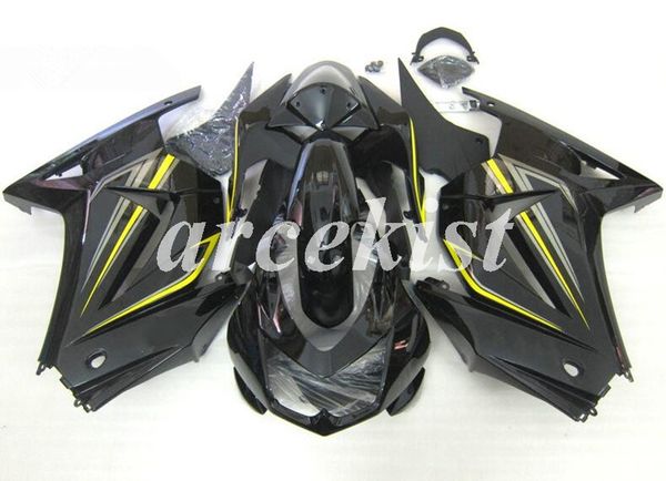 

новый abs литье под обтекатель комплект для kawasaki ninja 250 2008 - 2014 zx 250r спортивного мотоцикла обтекателей набор ex250 08-14 черны