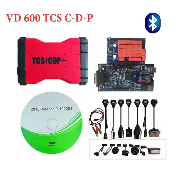 

vd600 ткс pro plus 2020 r0 / 2020 r3 серийник с bluetooth obdii бдс автомобили грузовые автомобили диагностический инструмент + 8pc кабели д