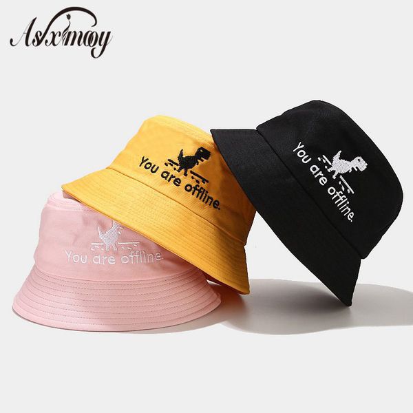 

wholesale bucket hat women men hip hop fisherman caps fashion embroidery basin chapeau panama caps bob femme sun hat gorras 2020