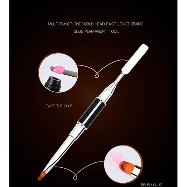 

nail art brushes painting drawing liner pen vibrant glamour dual ended nail art acrylic builder flower painting brush pen, Yellow
