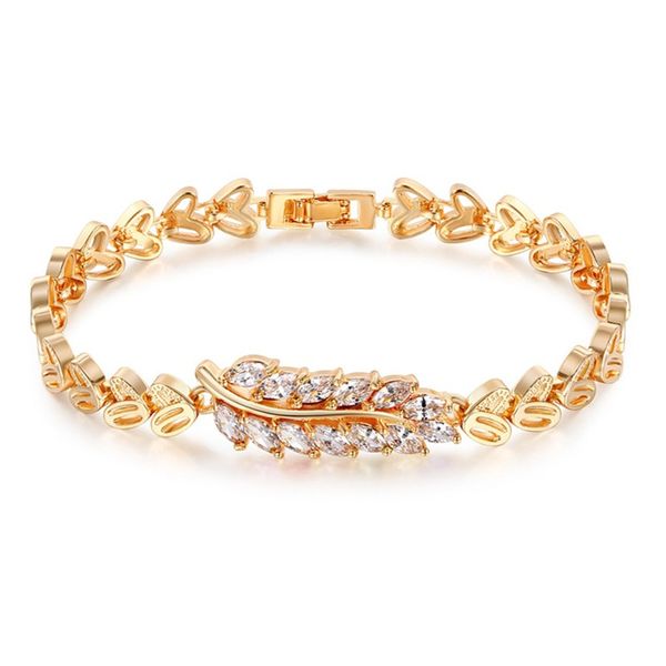 

hypoallergenic colorful zircon bangle bracelet for women wife girlfriends gifts beads golden bracelet femme jewelry br010, Black