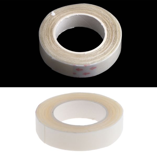 

2 rolls white double sided wigs tape for skinweft hair extension toupees hairpiece 3 yards