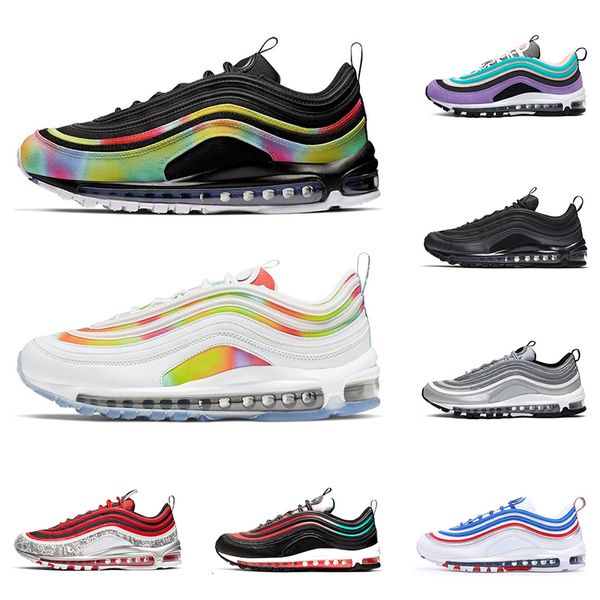 

new running shoes for men women tie dye silver bullet triple black clear emerald neon seoul mens trainer fashion sports sneakers runners