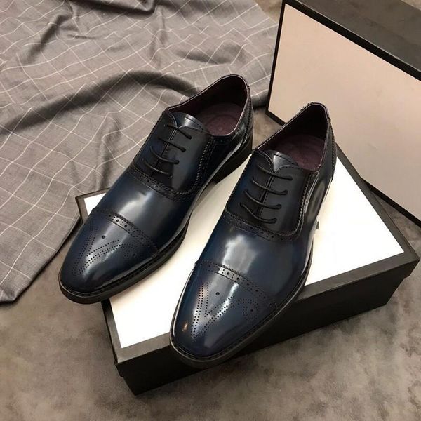 

new men dress shoes crocodile pattern elegant mens formal shoes leather classic designer suit shoes for wedding party red leather bottom, Black